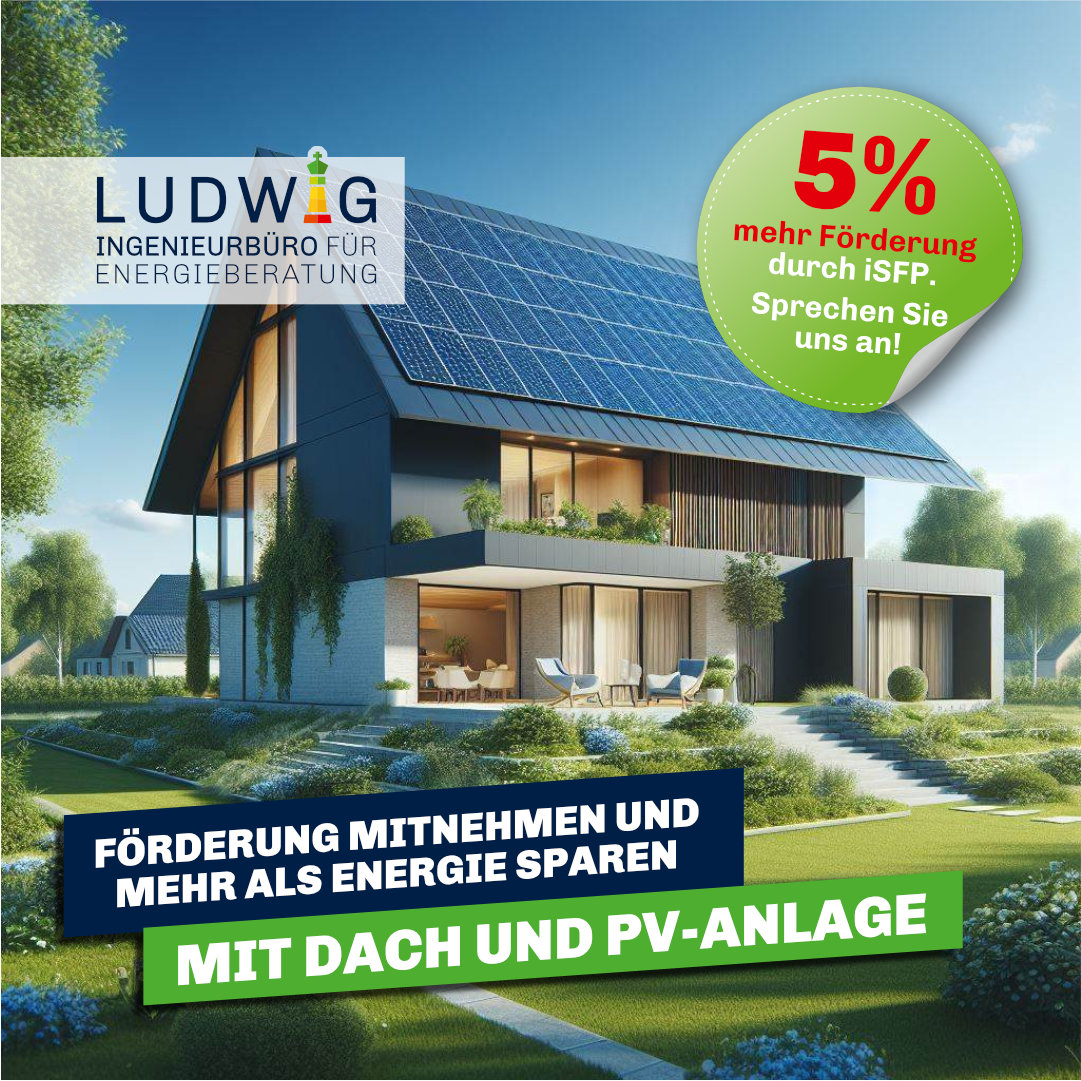 Dach mit Photovoltaikanlage – Referenzprojekt