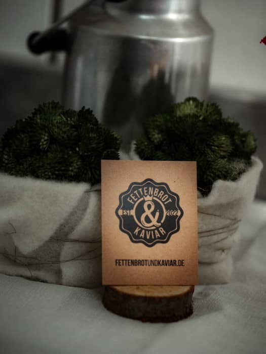 Fettenbrot & Kaviar – Markengestaltung Detailansicht
