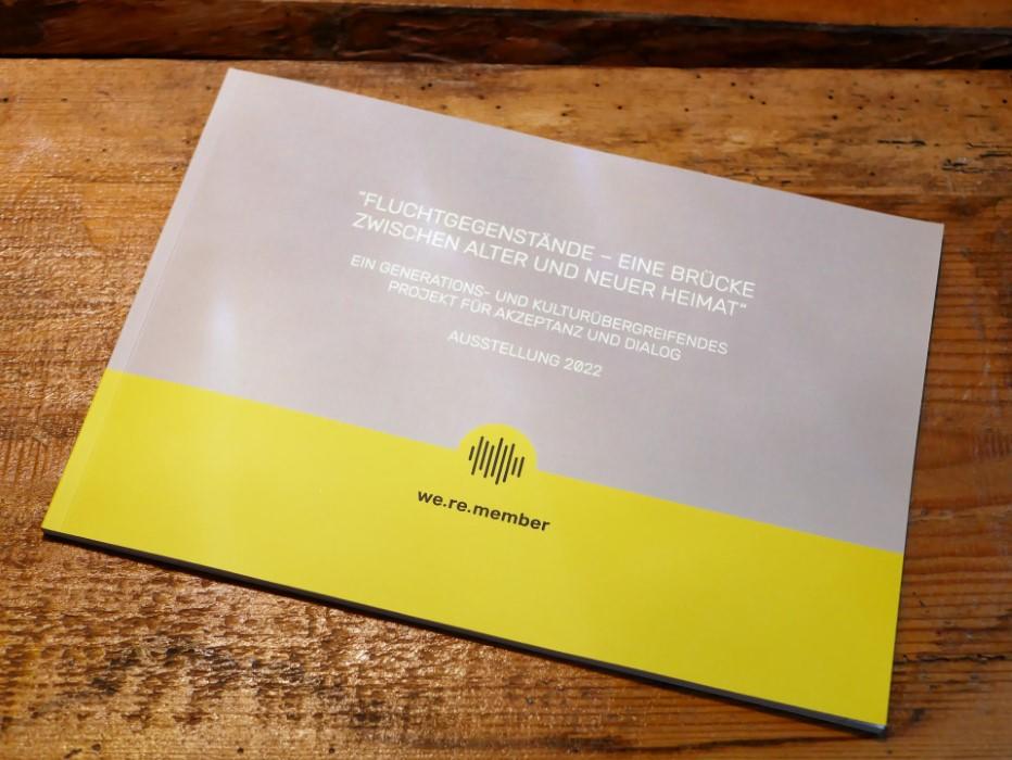 we.remember – Buchgestaltung, Detailansicht