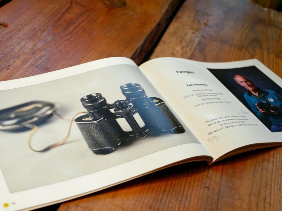 we.remember – Buchgestaltung, Detailansicht