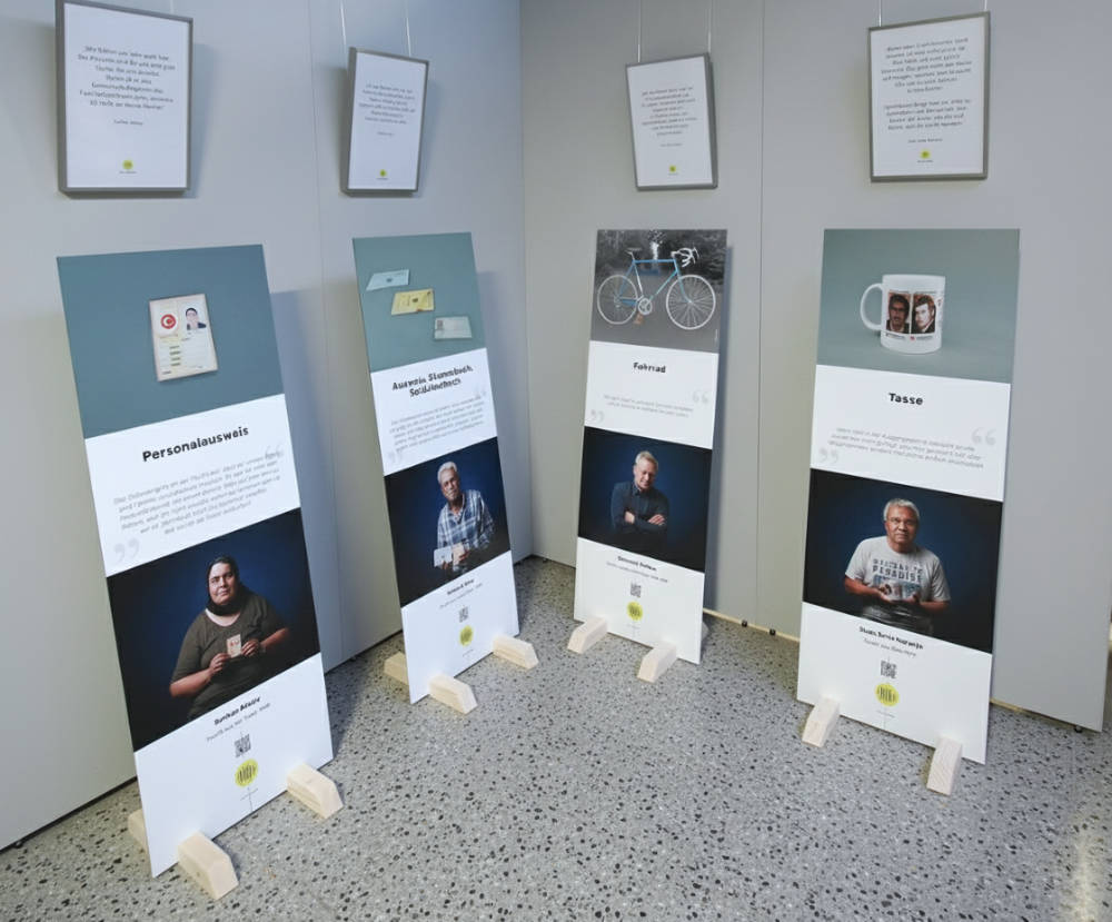 we.remember – Ausstellungsgestaltung und Wirkung